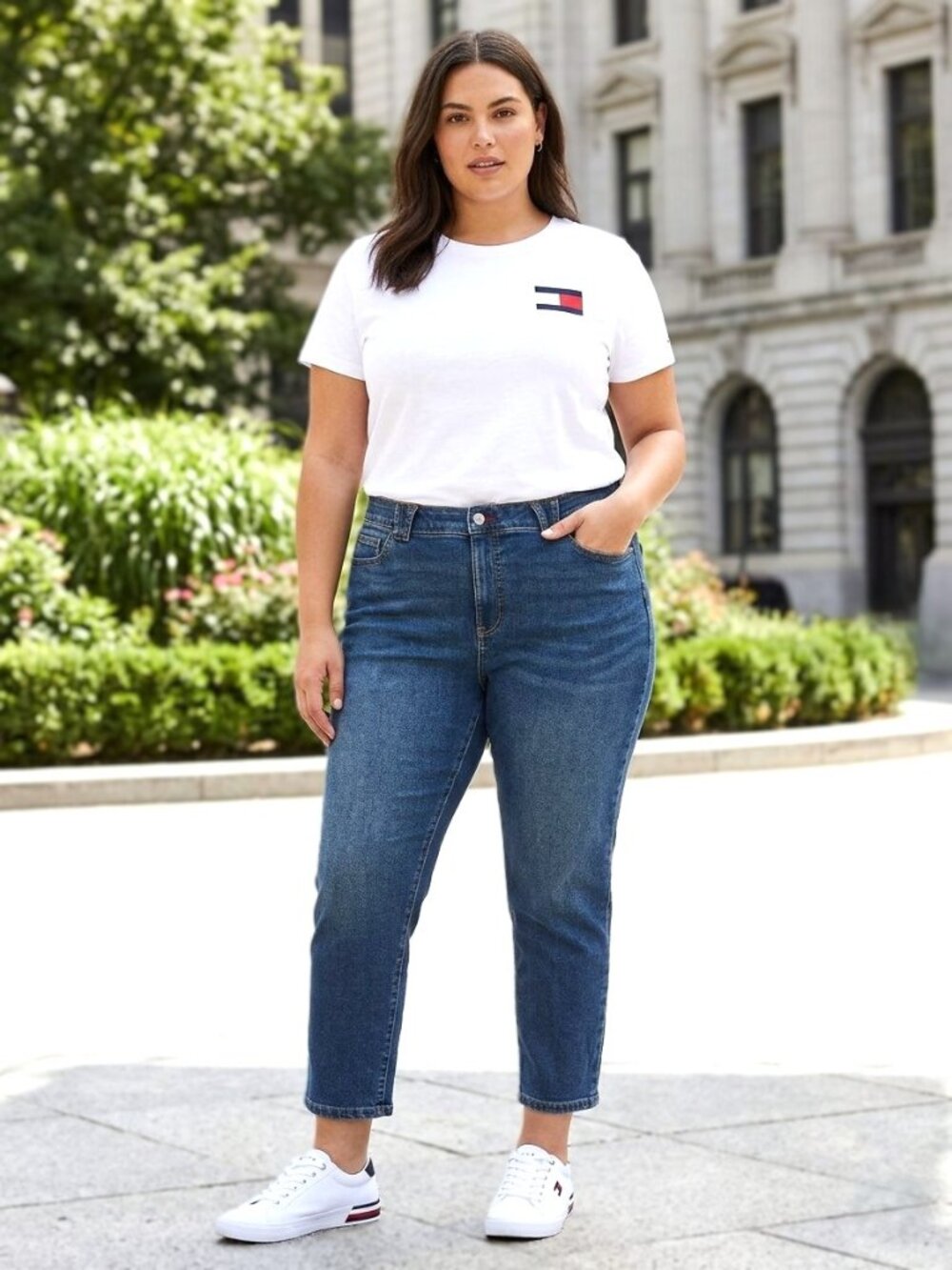 TOMMY HILFIGER High Rise Skinny Jeans. Plus Size 22W